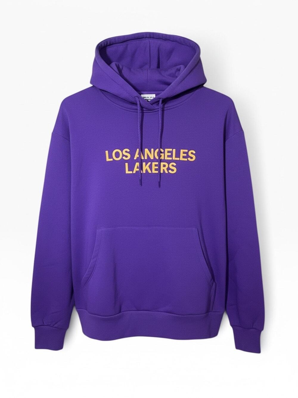 NBA Los Angeles Lakers Purple and Gold Men's Hoodie Size Medium NWT